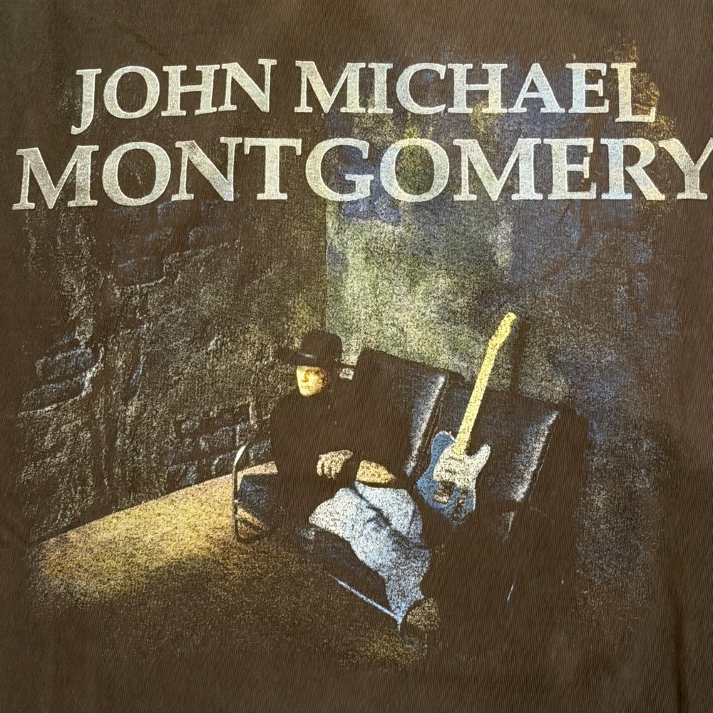 John Michael Montgomery Graphic Tee country music vintage band t-shirt